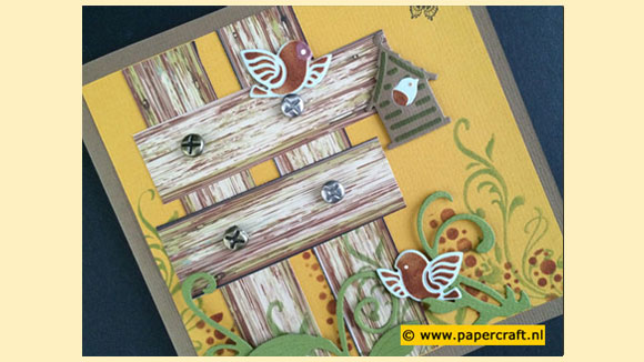 Vintage Wood Papier blok van Joy! Crafts