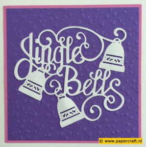 Creative Expressions Kerstkaart Jingle Bells