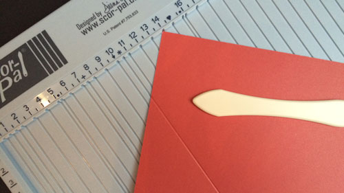 Stap 2 voor het maken van een Dubbele Labelhouder