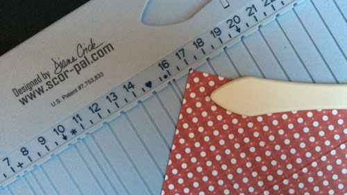 Stap 7 voor het maken van een Dubbele Labelhouder