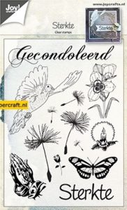 Joy! Crafts Stempel Gecondoleerd