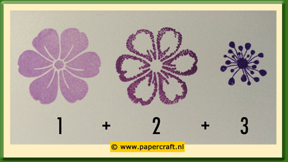De stappen van Layered Stamping