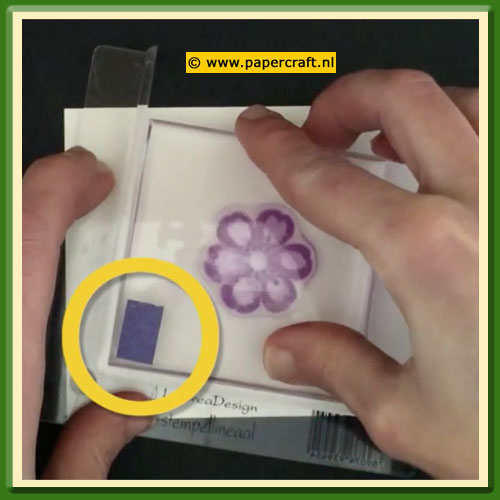 Stempelliniaal met Stempel Acrylblok