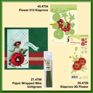 Leane Creatief Klaproos 3D Flower