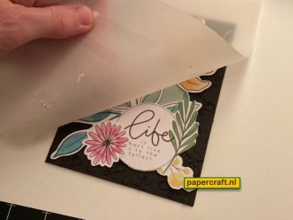 Tip om iets eenvoudig op te plakken