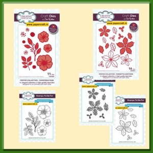 Stempels voor Creative Expressions mallen CED3051 en CED3052