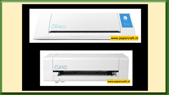 Silhouette Cameo en Silhouette Curio