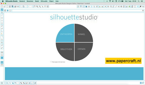 Silhouette Studio Software voor Silhouette Snijmachine