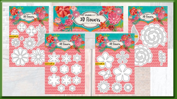 Studio Light Stansmallen 3D Flowers